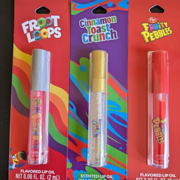 Other - Froot Loops, Fruity Pebbles & Cinnamon Toast Lip Oil Lot